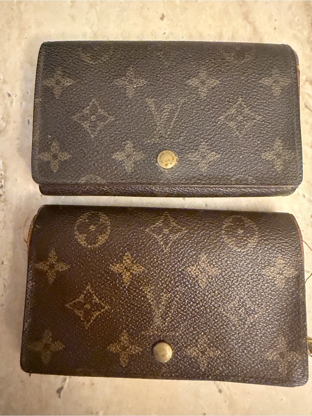 Vintage Louis Vuitton Monogram Porte-Monnaie Tresor Wallet